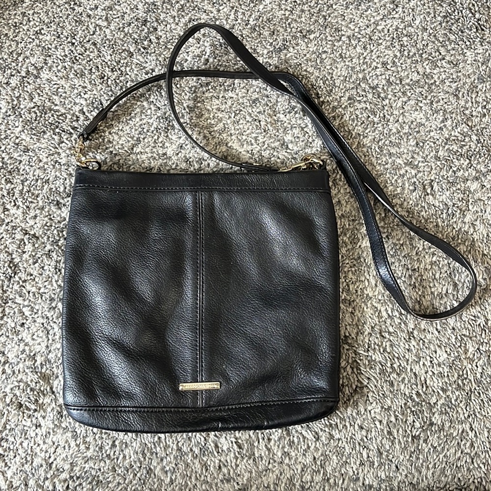 Black Rebecca Minkoff crossbody purse/satchel